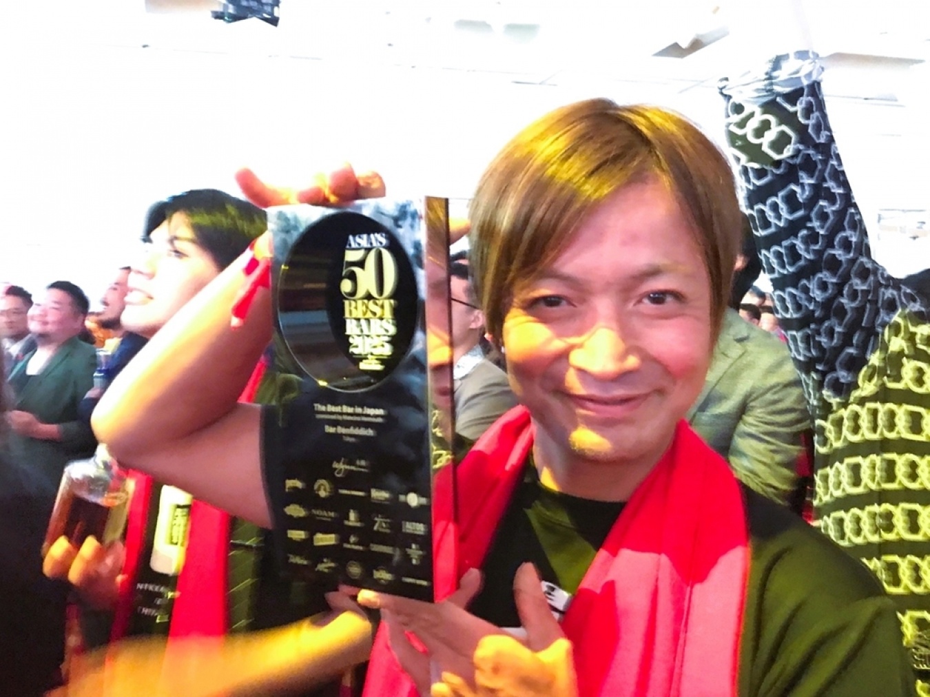The Best Bar in Japan 受賞 Bar BenFiddichの鹿山博康さん。