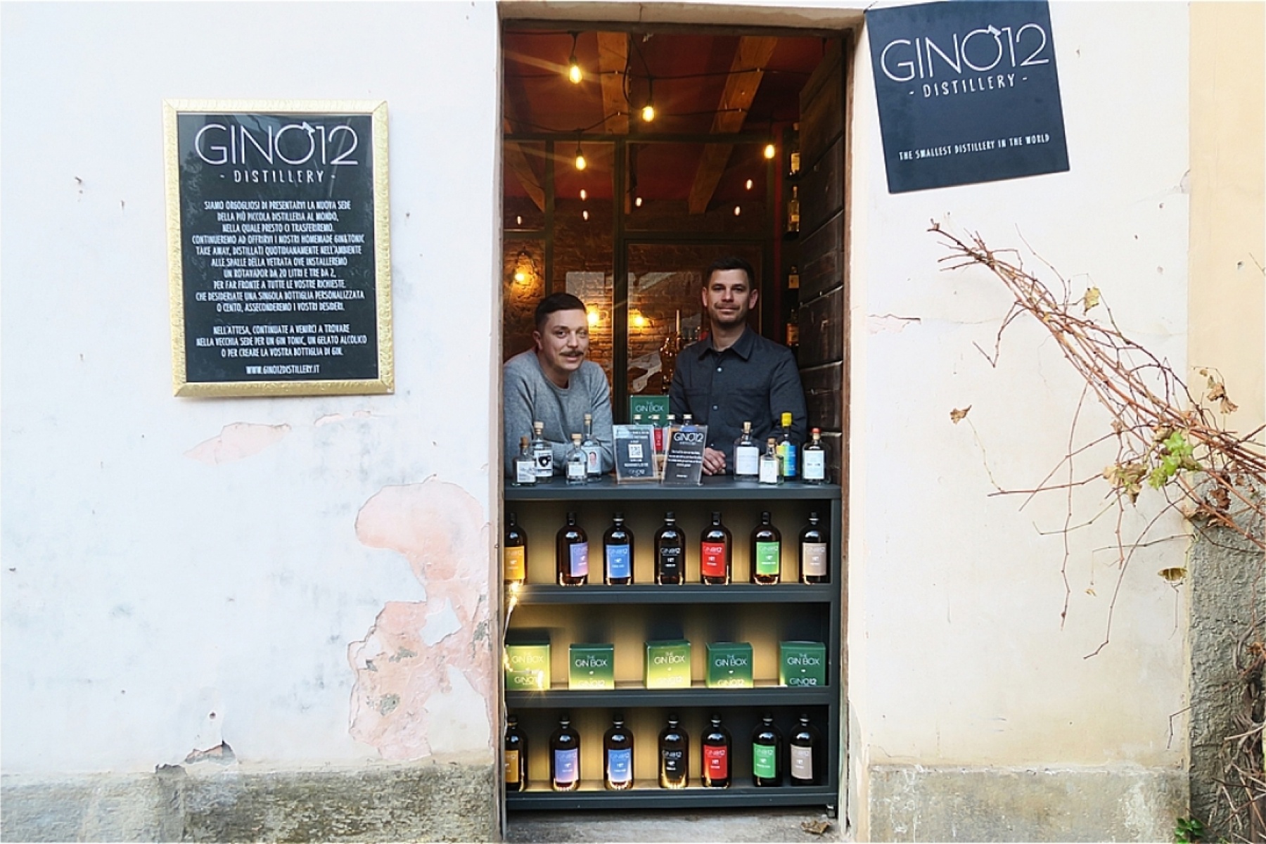 One-of-a-kind gin at GinO 12, a back-alley distillery in Milan! 