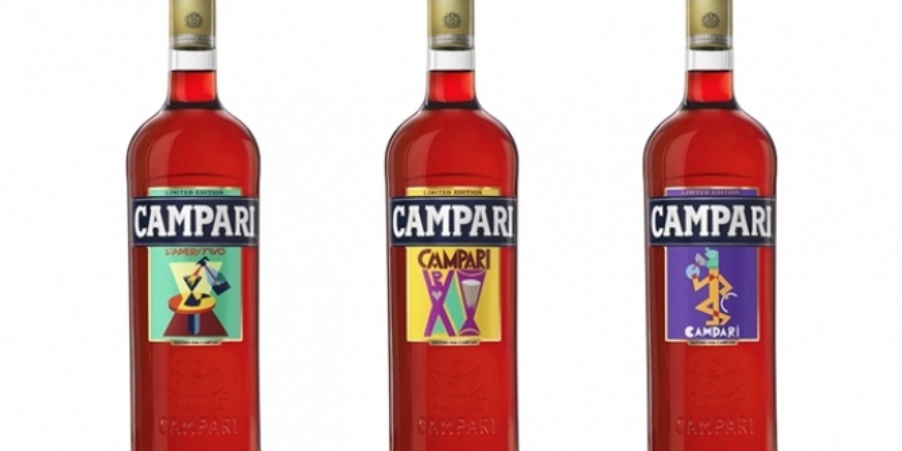 カンパリの限定アートボトル3種
2014年10月7日（火）より新発売！
