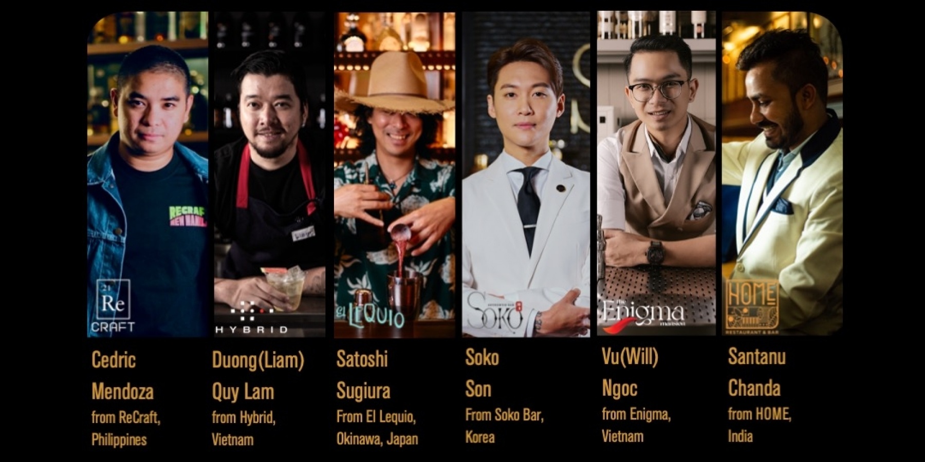 3月3日 (日) アジアの豪華ゲストが集結！
「GOLD BAR COCKTAIL FESTIVAL」
