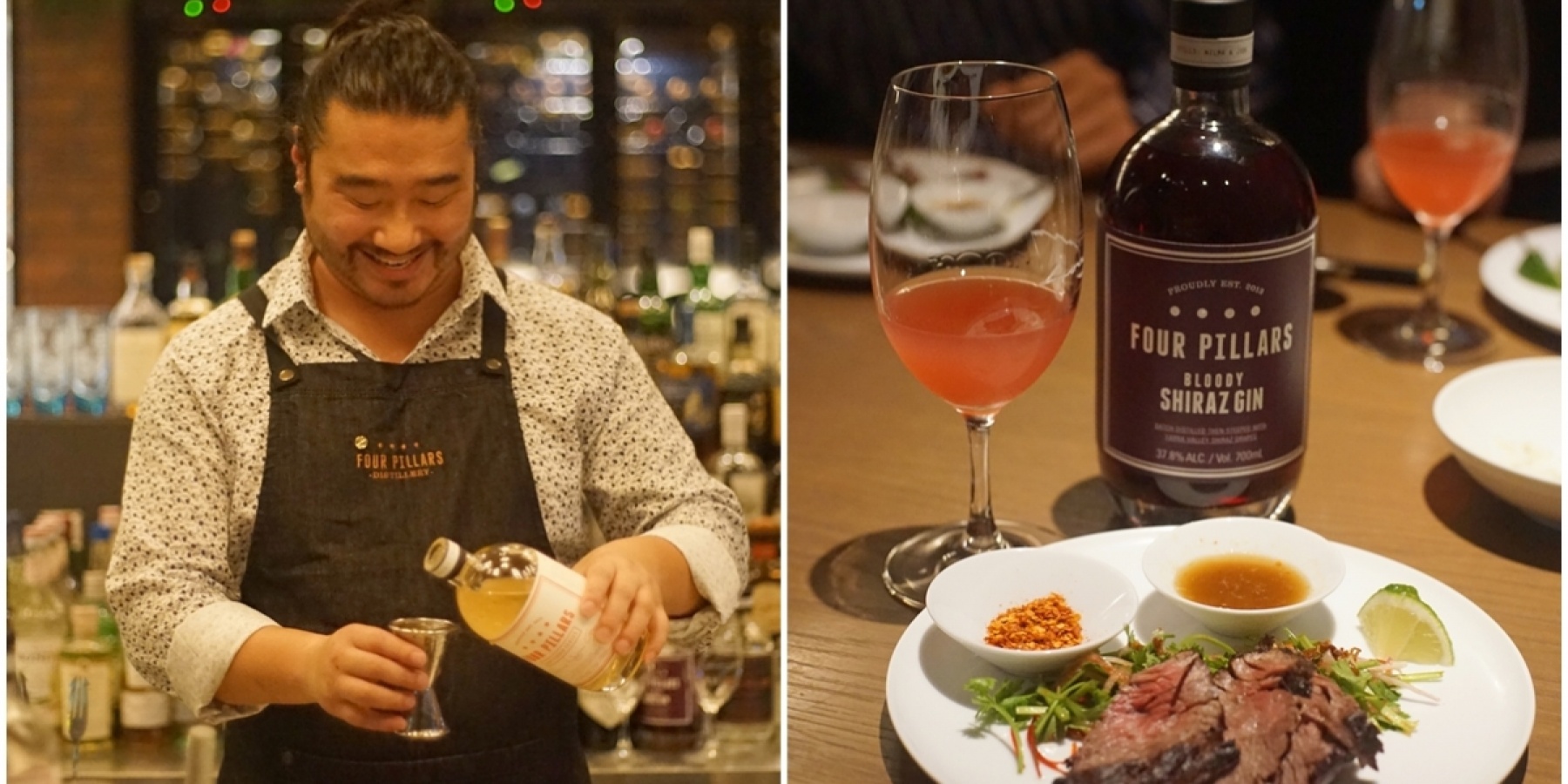「フォーピラーズジン」ブランドアンバサダー
サミュエル・アン氏を迎えてのペアリングディナー！
