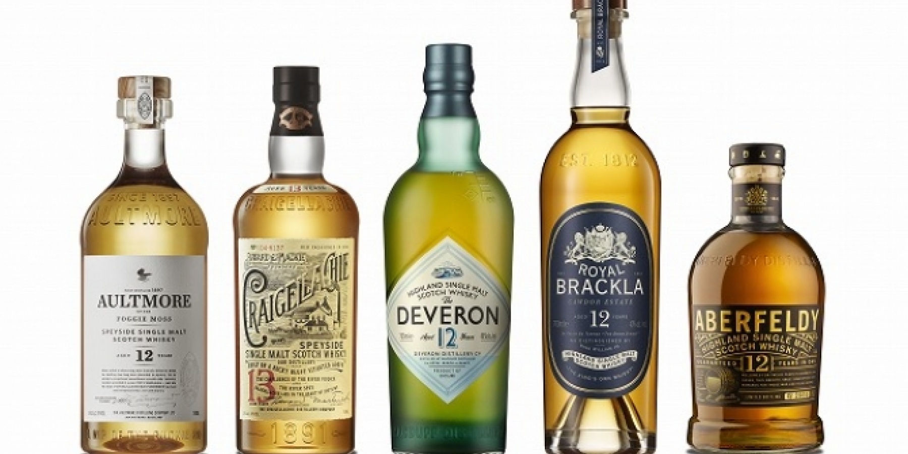 あの蒸溜所をオフィシャルで！
バカルディからシングルモルト5種。
