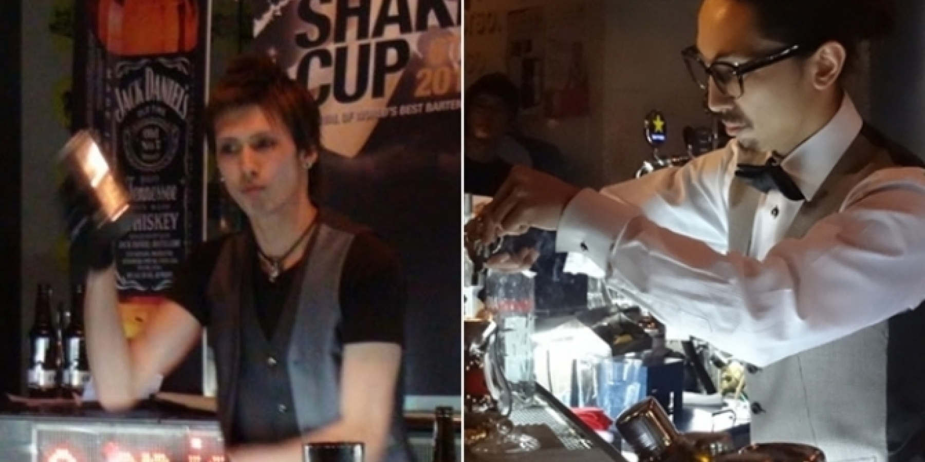 フレアバーテンダーの馬渕氏と
加曽利氏、世界大会を次々制覇！