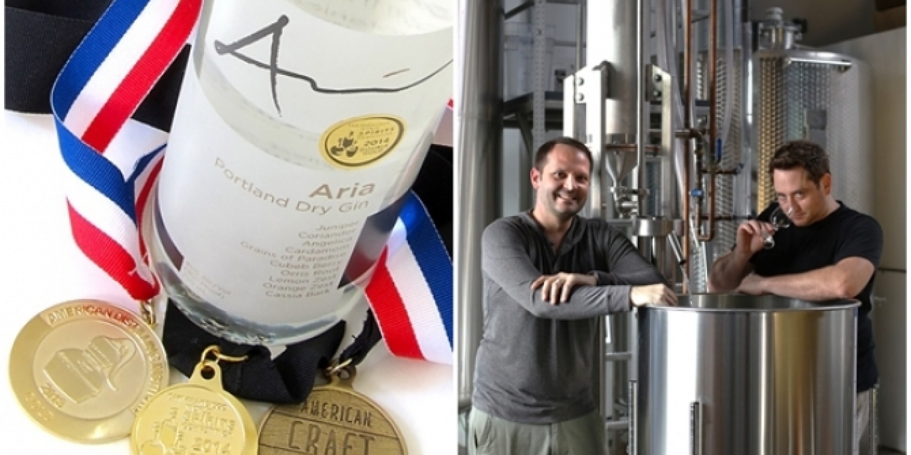 バーテンダーが手がけたクラフトジン
「Aria Portland Dry Gin」！
